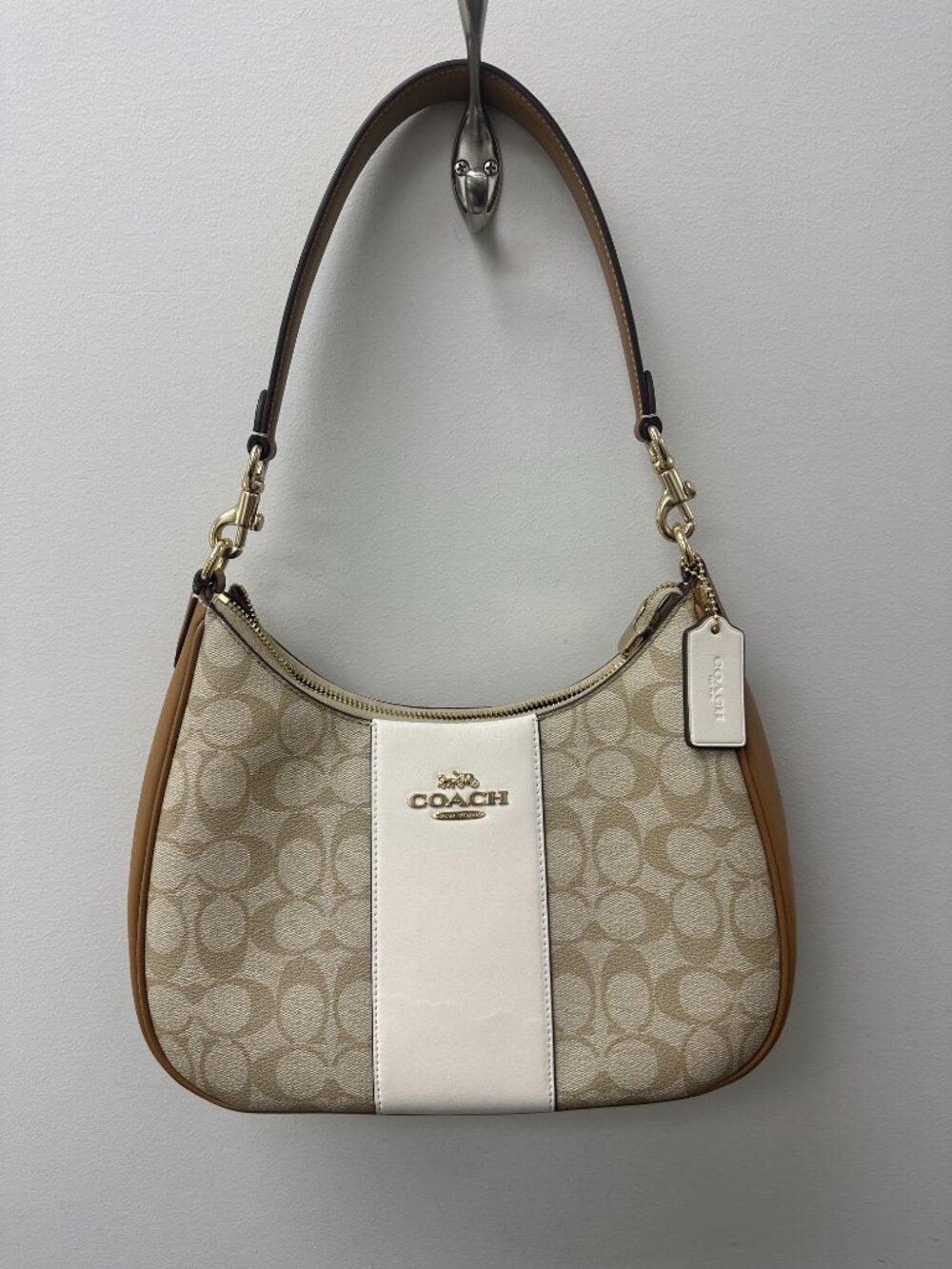 Teri Hobo in Signature Canvas With Stripe - Picture 2 of 5